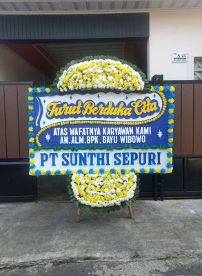Papan Bunga Duka di Wara