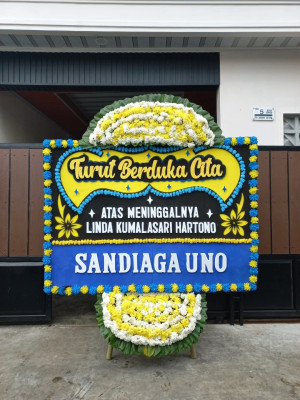 Papan Bunga Duka di Wara